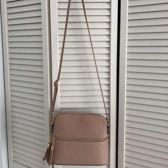 Beige crossbody purse - Picture 5 of 6
